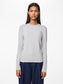 PCMARIA Top - Light Grey Melange