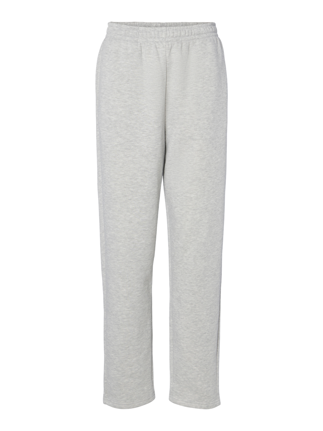 PCCHILLI straight Trousers - Light Grey Melange