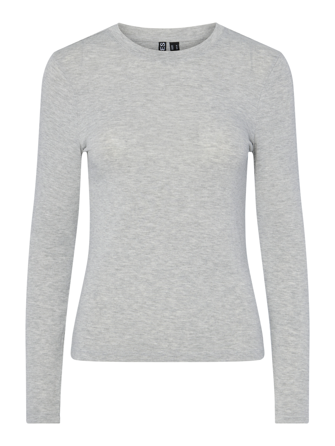 PCMARIA Top - Light Grey Melange