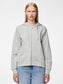 PCCHILLI Sweatshirt (lynlås) - Light Grey Melange