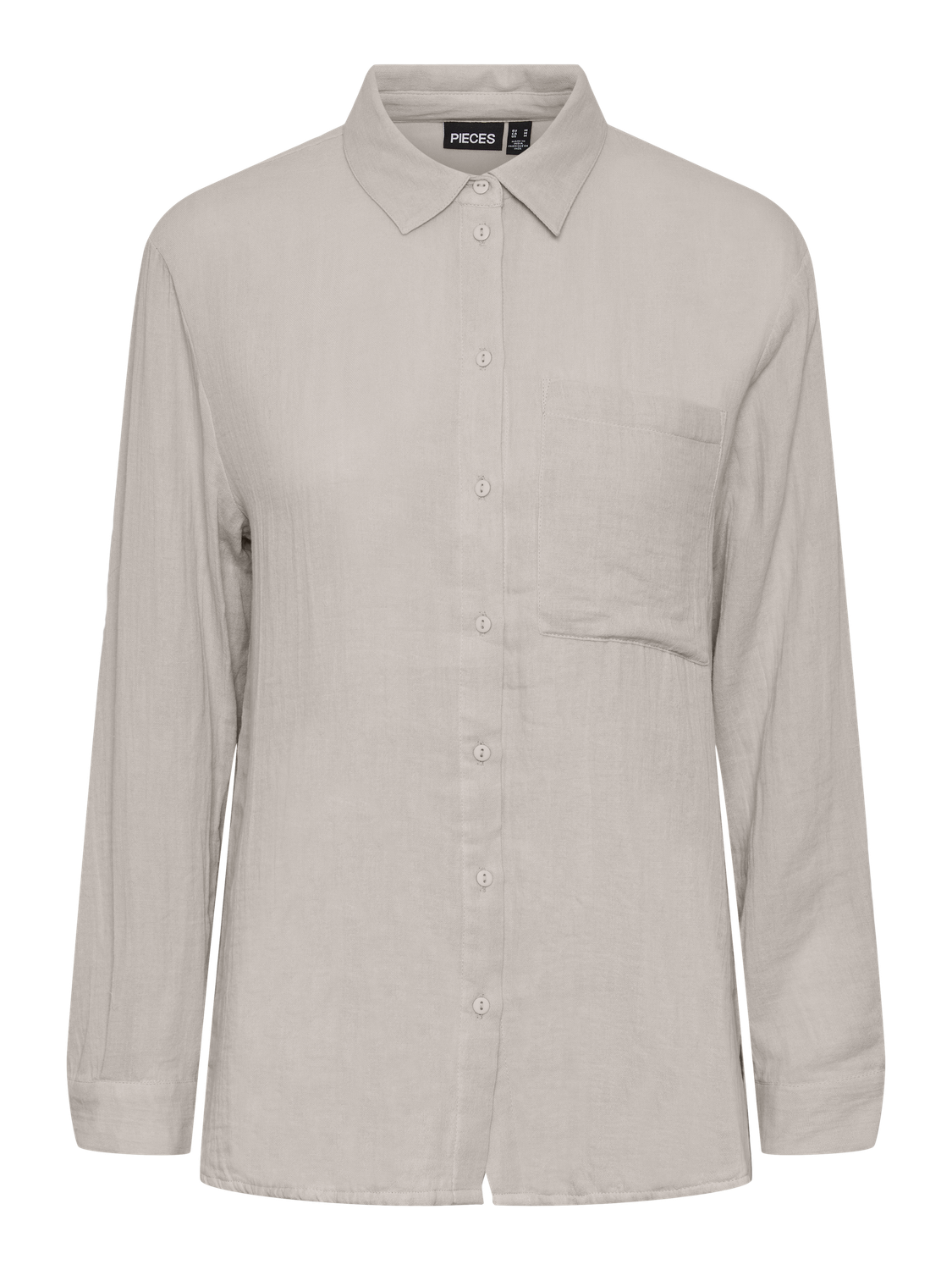 PCMASTINA Shirts - Silver Gray