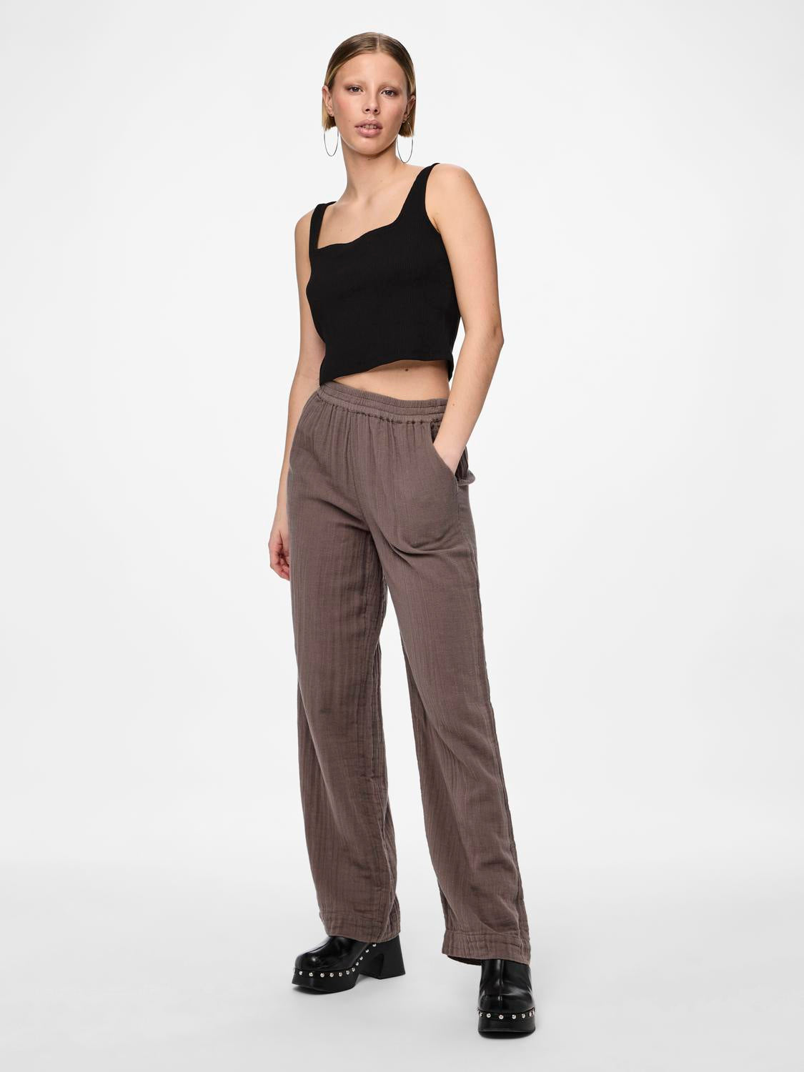 PCKAPPEL Trousers - Falcon