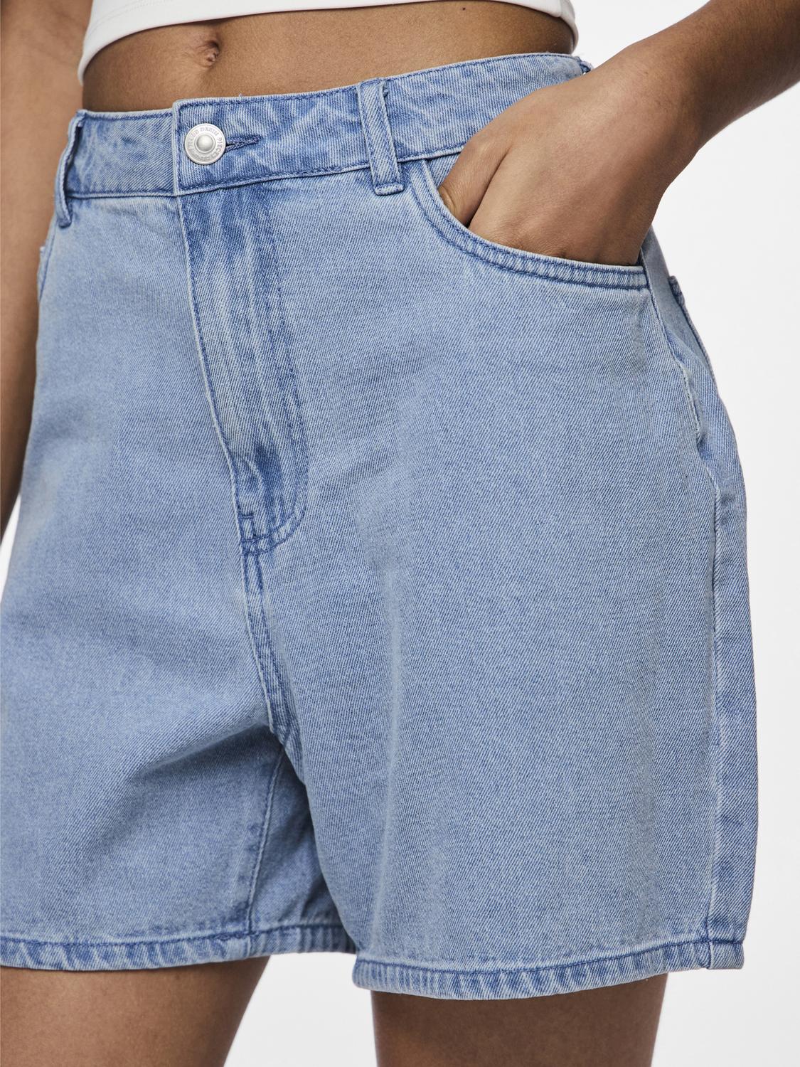 PCABBI Shorts - Light Blue Denim