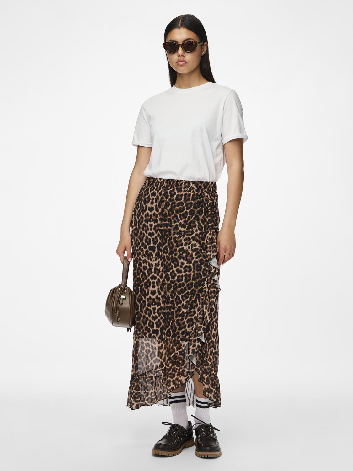 PCNOLIA Long Skirt - Birch