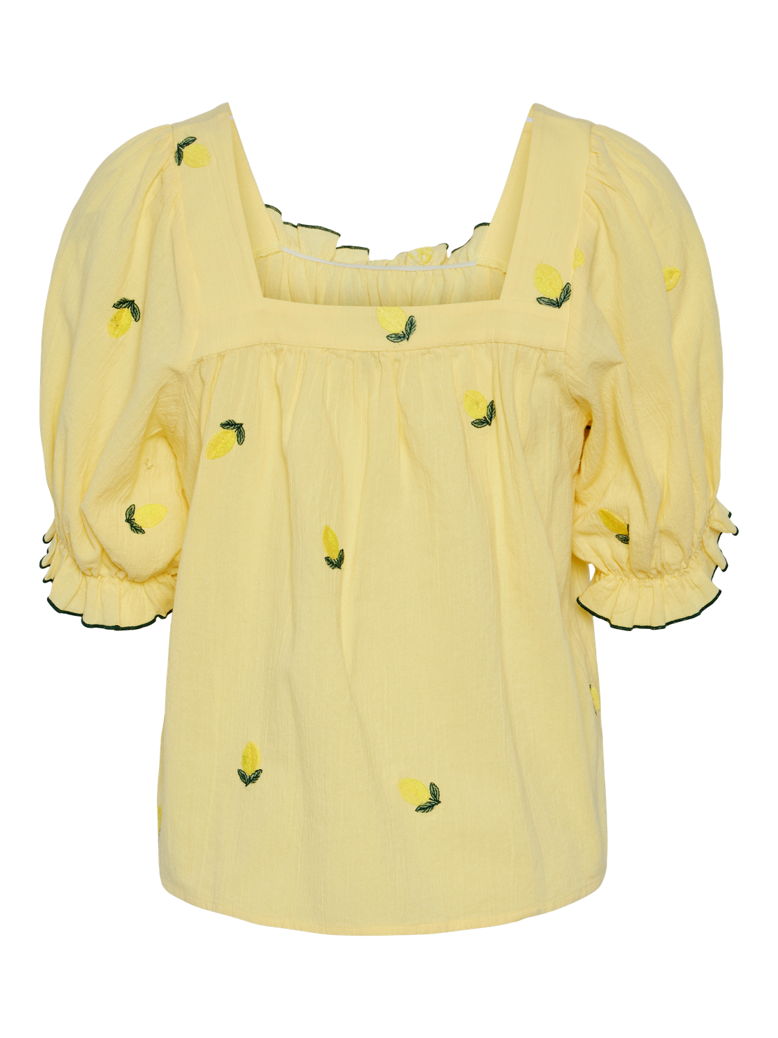 PCSELENA T-Shirts & Tops - Pale Banana