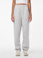 PCCHILLI straight Trousers - Light Grey Melange