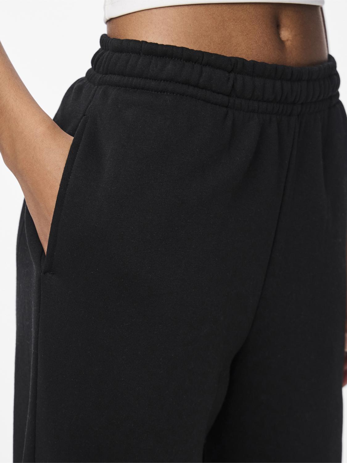 PCCHILLI straight Trousers - Black