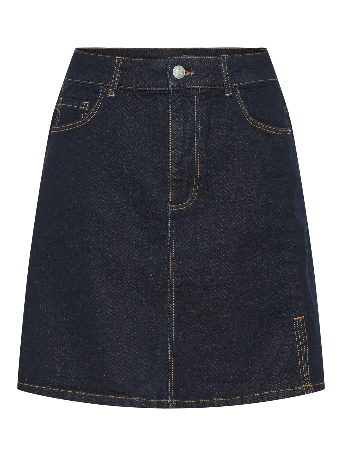 PCJUNA Short Skirt - Dark Blue Denim