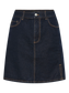 PCJUNA Short Skirt - Dark Blue Denim