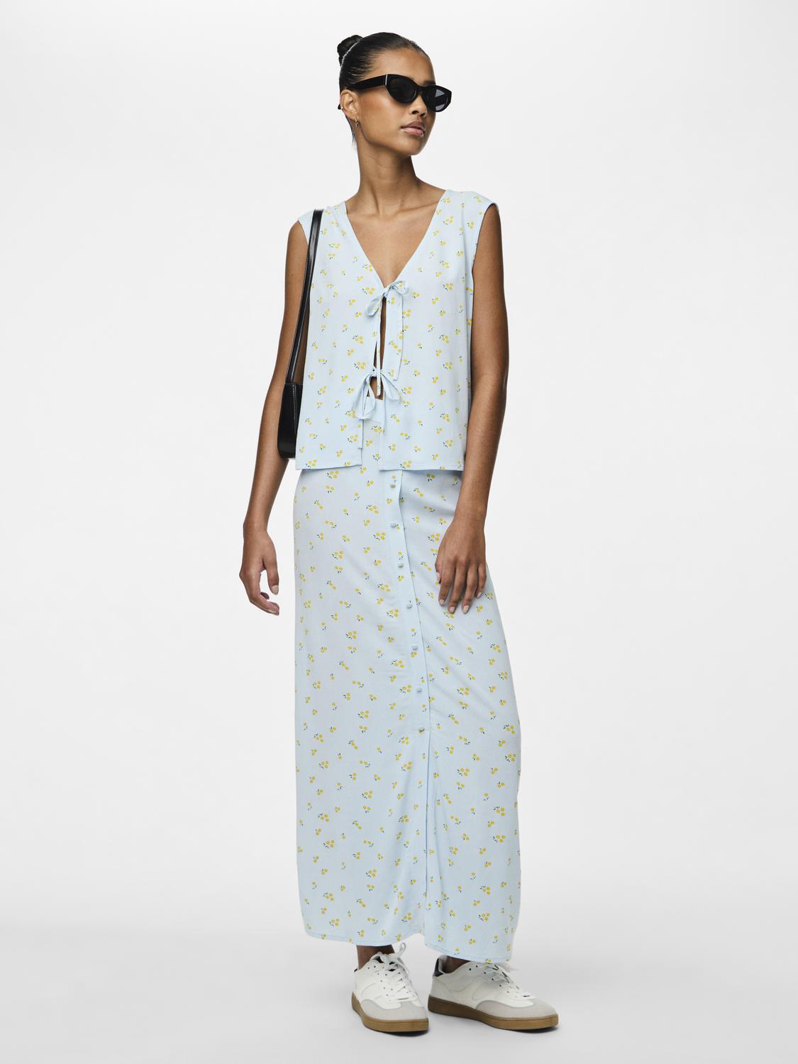 PCJESSA Midi Skirt - Nantucket Breeze