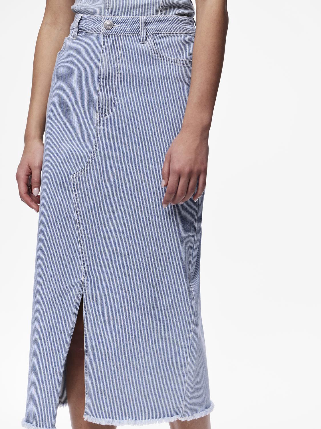 PCBILLO Skirt - Light Blue Denim